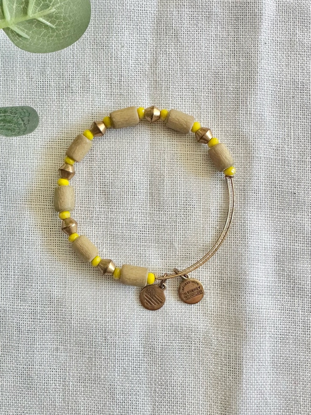 Alex and Ani Palm Mango expandable bangle bracelet